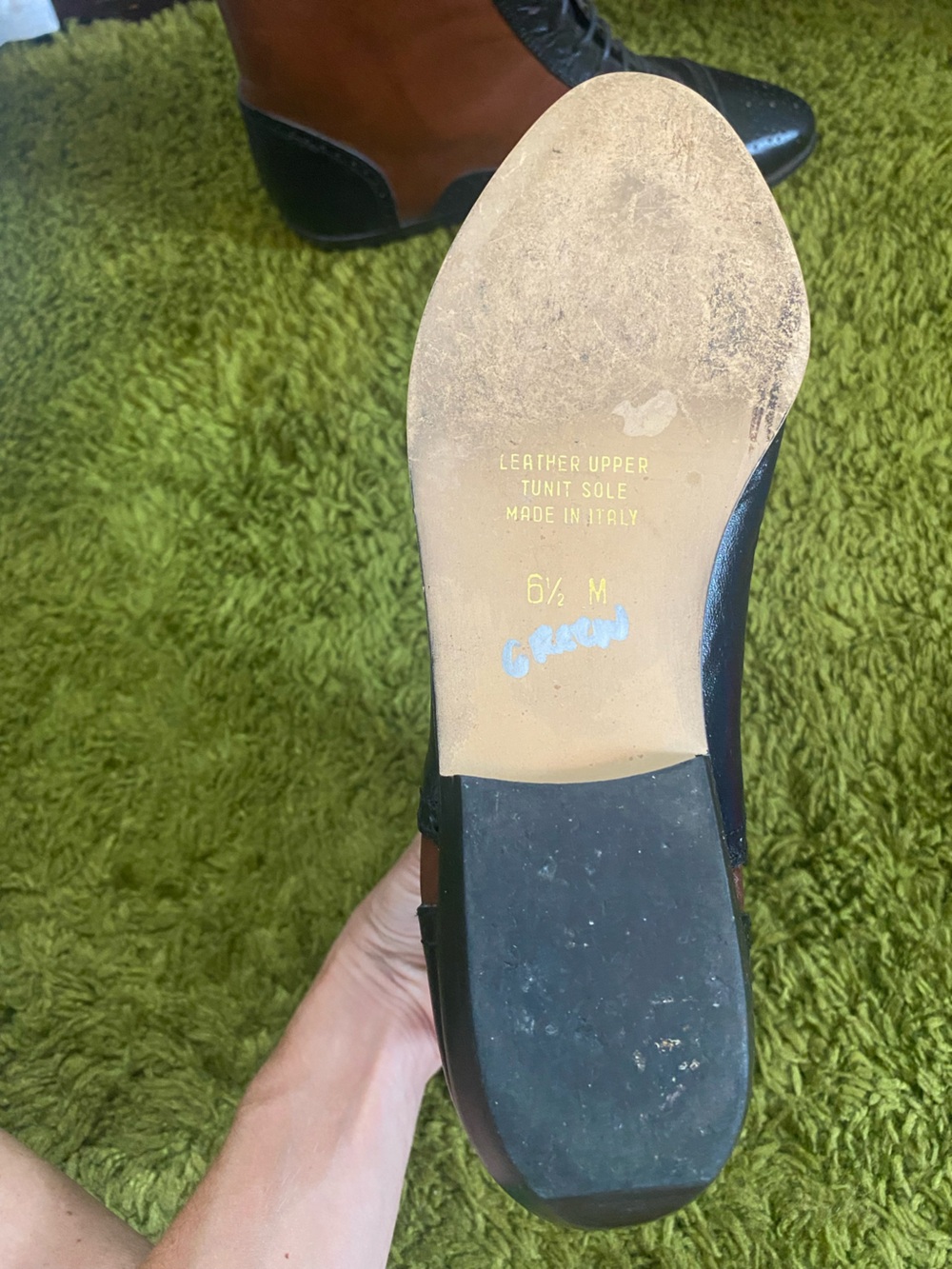 Lord & Taylor 80’s Vintage Two-Toned Leather Boots - Picture 11 of 13